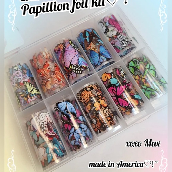 PAPILLION Nail Foil Kit 1/$15, 2/$25, 3/$30, 4/$35.$5 each additional! - Picture 1 of 2